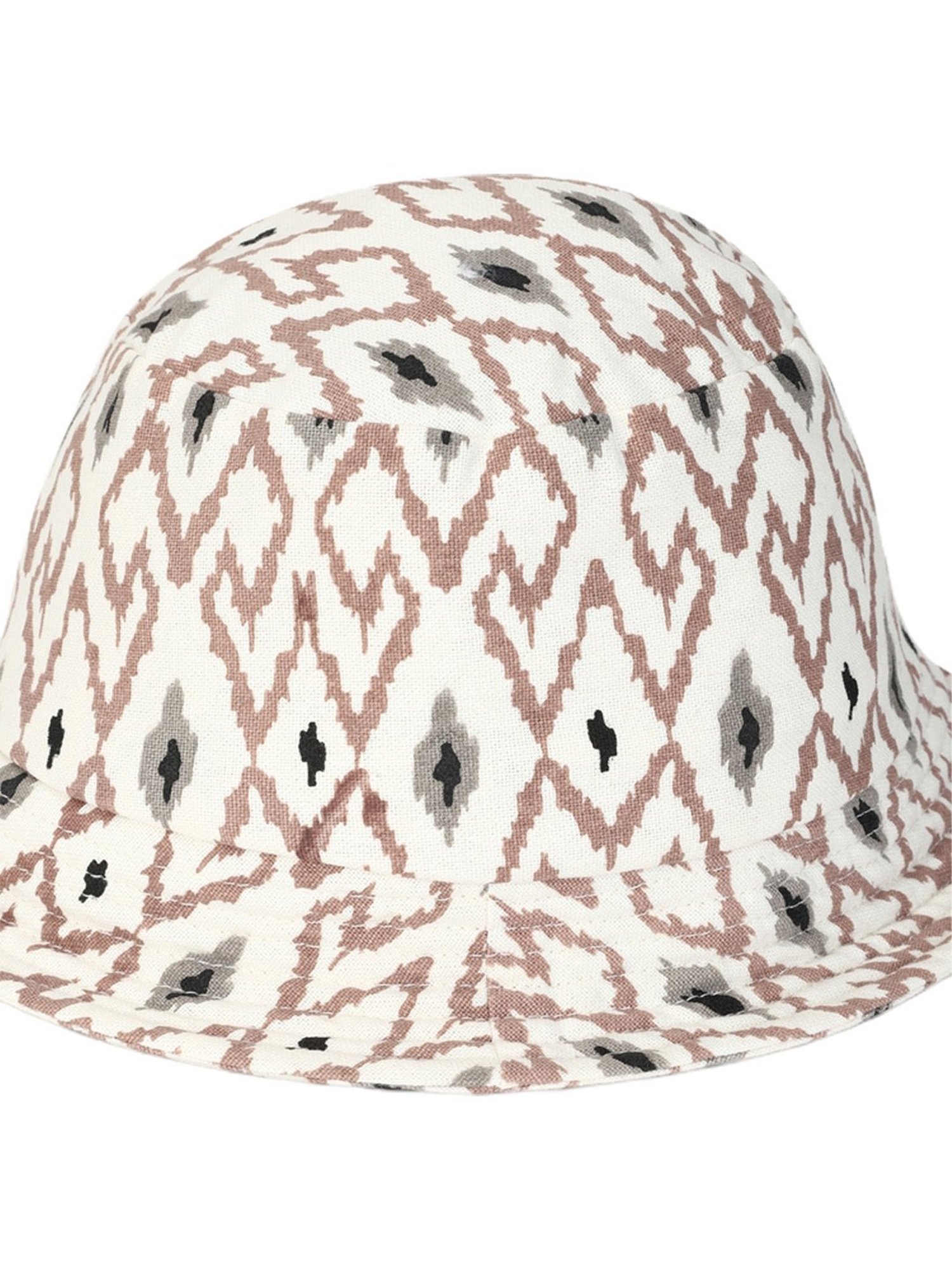 HauteSauce Black Printed Bucket Hat