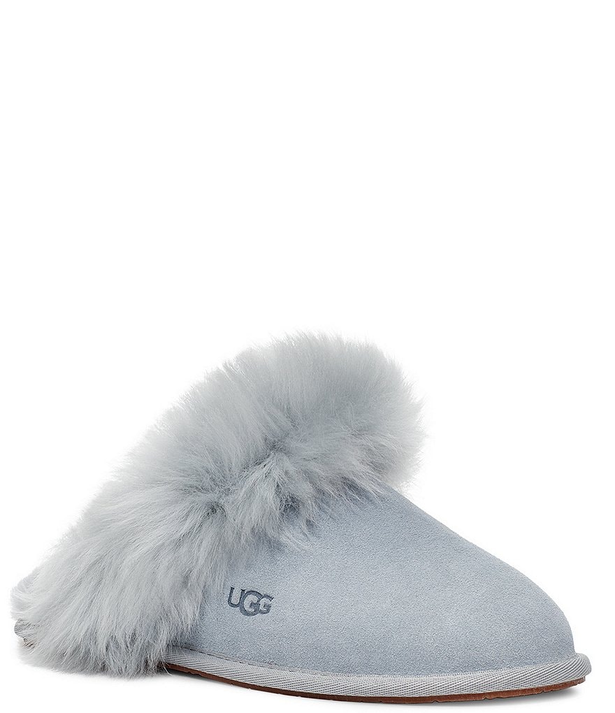 UGG&reg; Scuff Sis Suede Fur Slippers