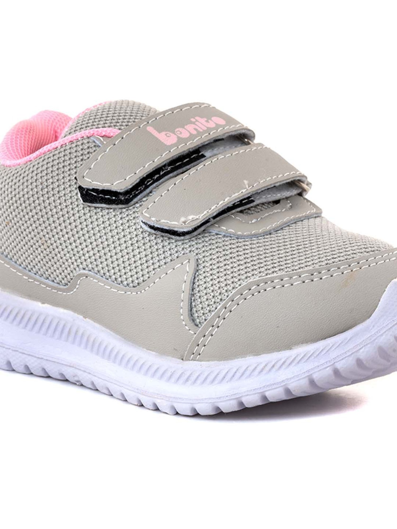 Khadim Kids Grey Walking Shoes