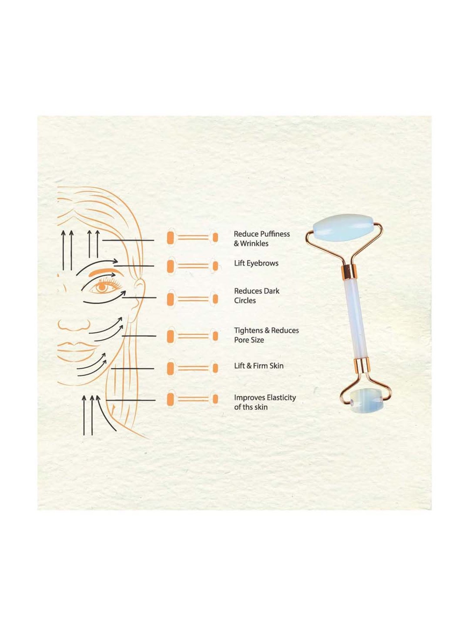 House of Beauty Pink Ice Roller - 187 gm