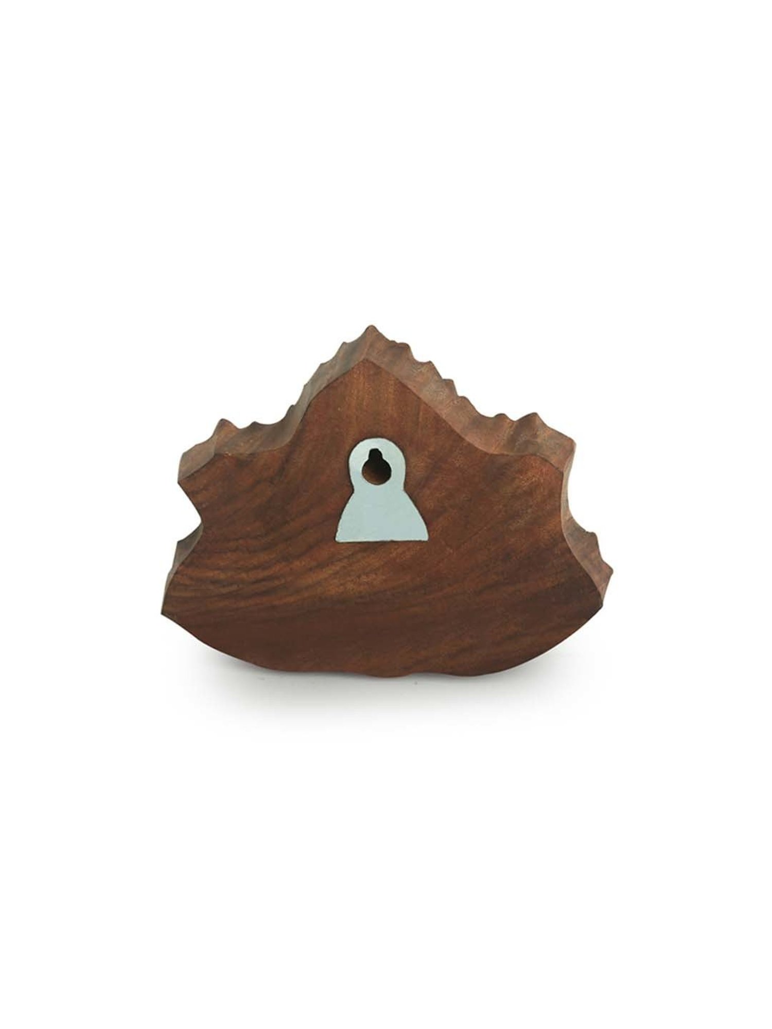 ExclusiveLane 'Lotus Pair' Hand Carved Block Wall Decor In Sheesham Wood (Set of 2)