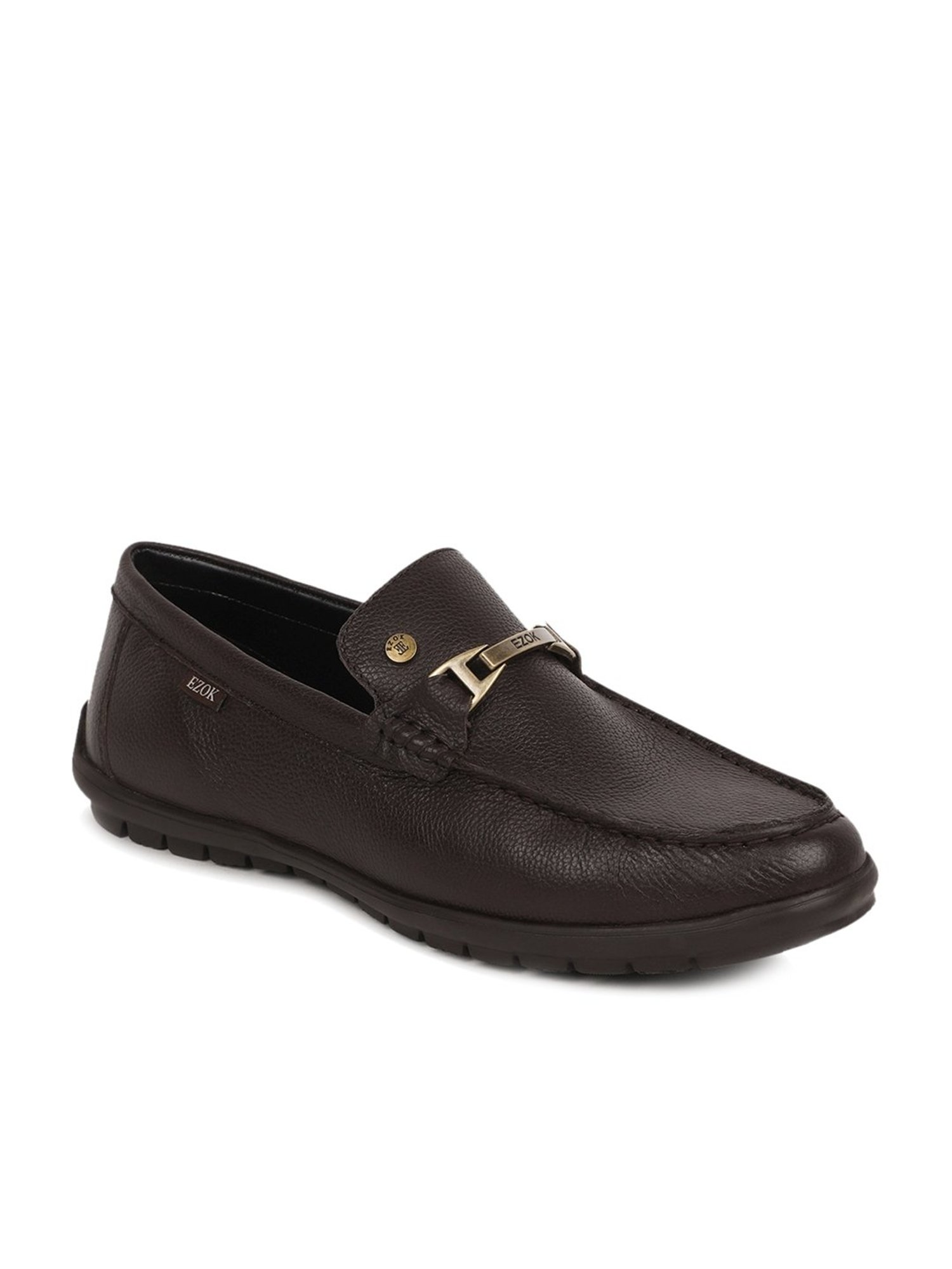 EZOK Men's Brown Casual Loafers