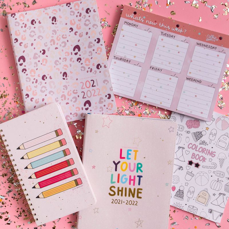 Undated Desk Pad Weekly Pink - Callie Danielle