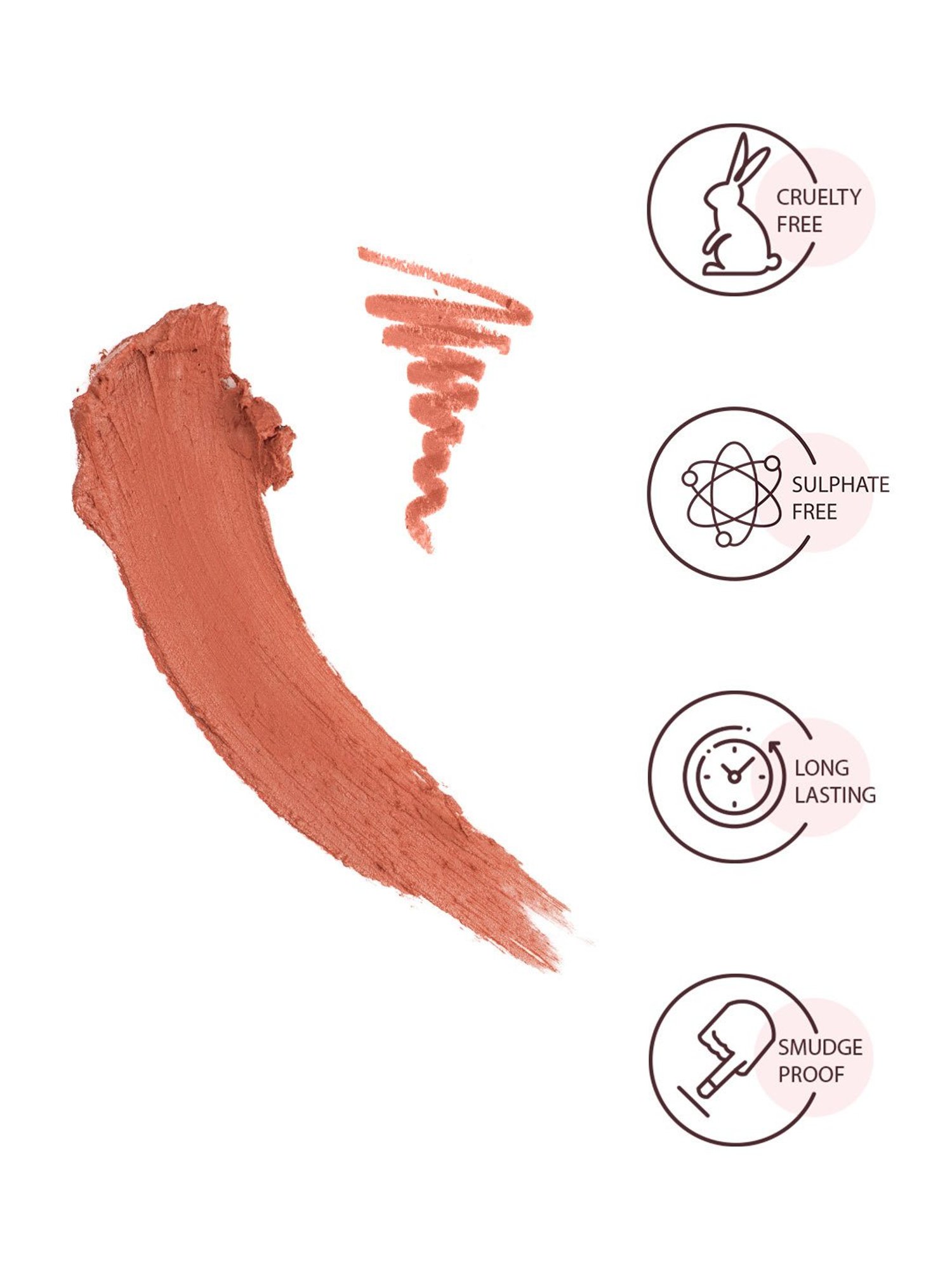 StarStruck By Sunny Leone Intense Matte Lip Color & Lip Liner Caramello