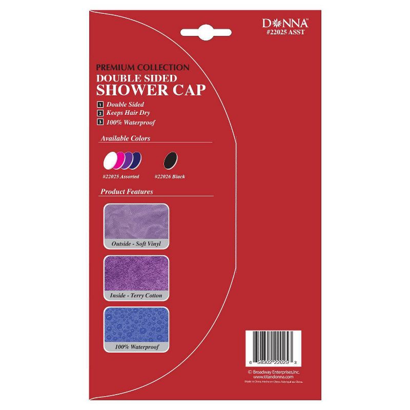 Donna Double Sided Shower Cap