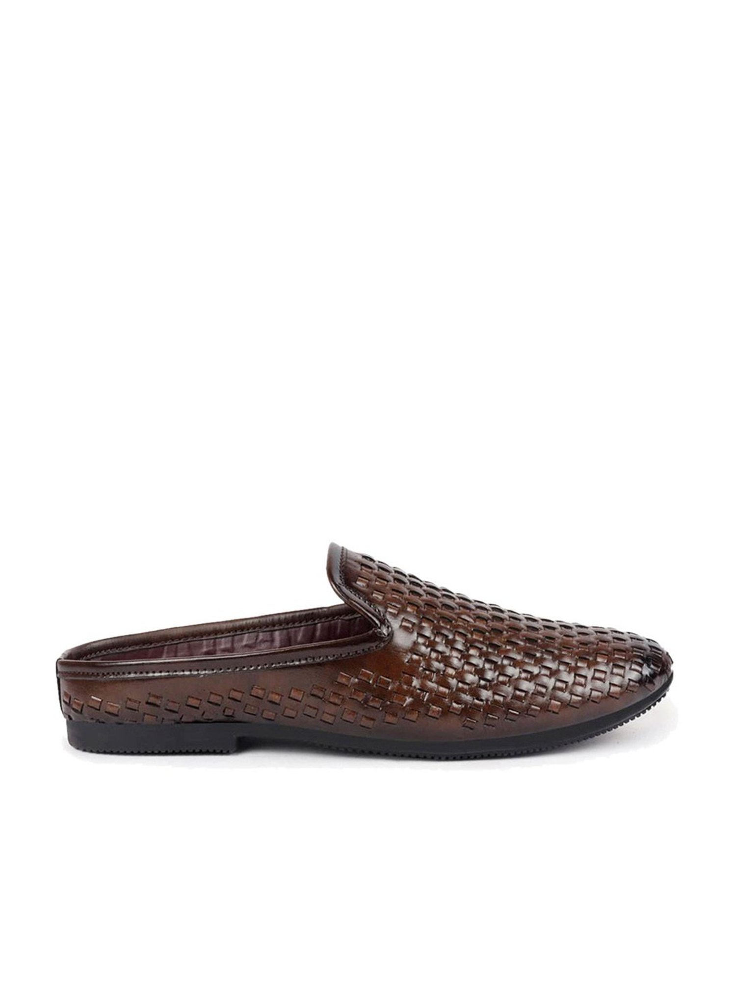 Fausto Men's Brown Mule Shoes