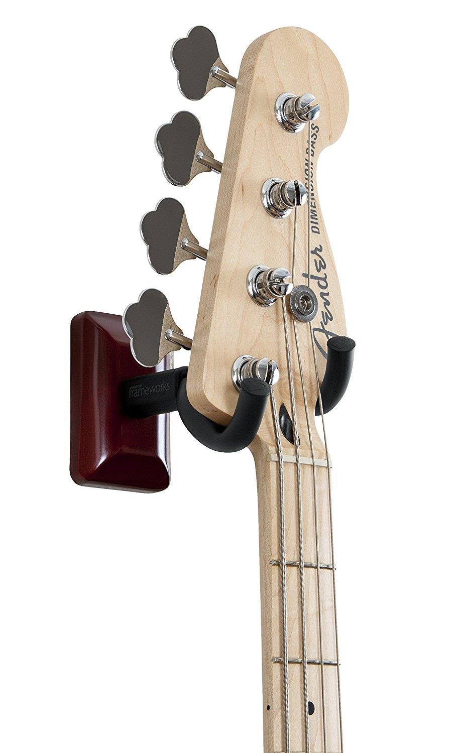 Gator GFW-GTR-HNGRCHR Gator Frameworks Wall Mounted Guitar Hanger Cherry