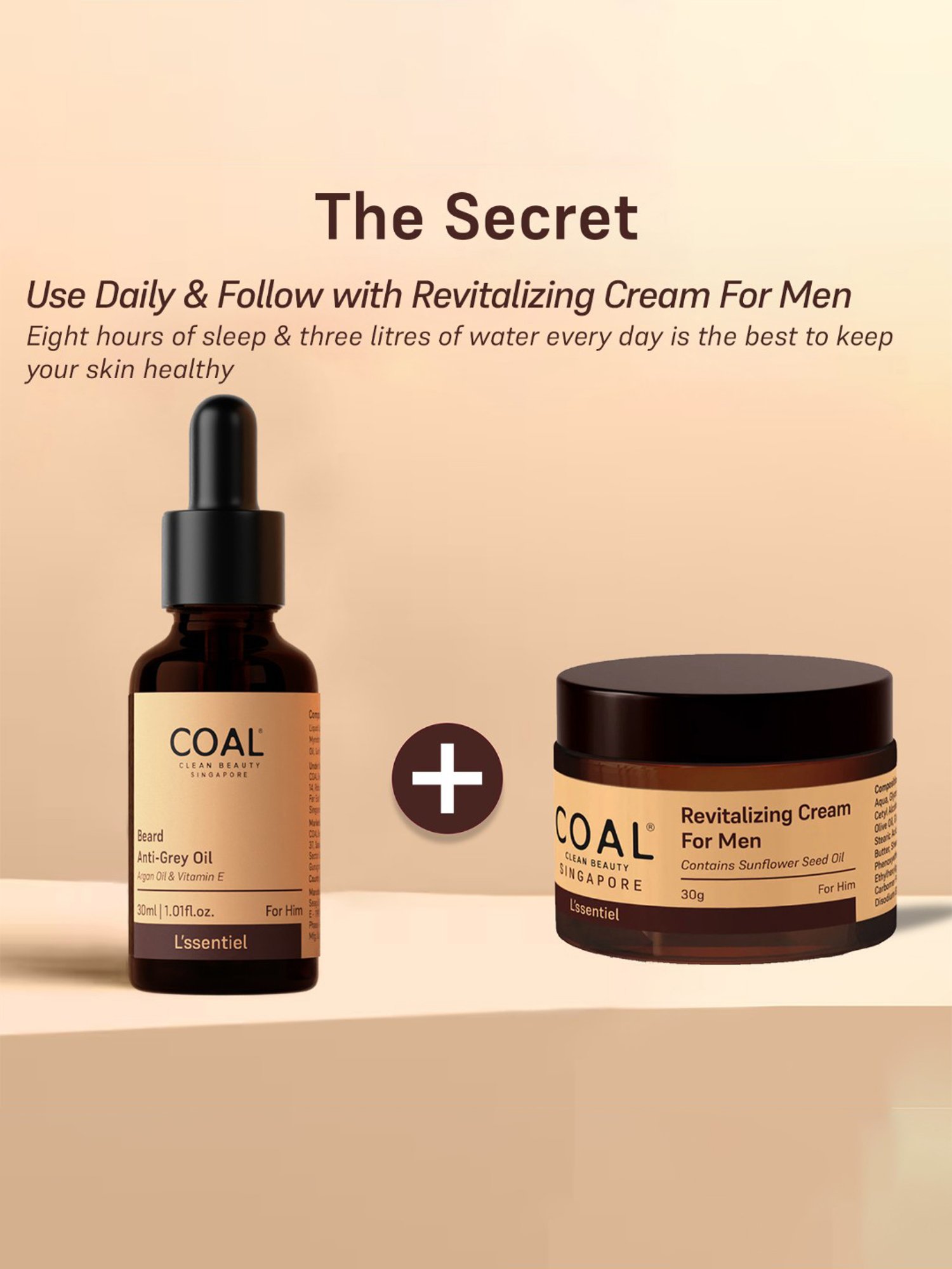 COAL Clean Beauty Beard Anti-Grey Oil - 30 ml