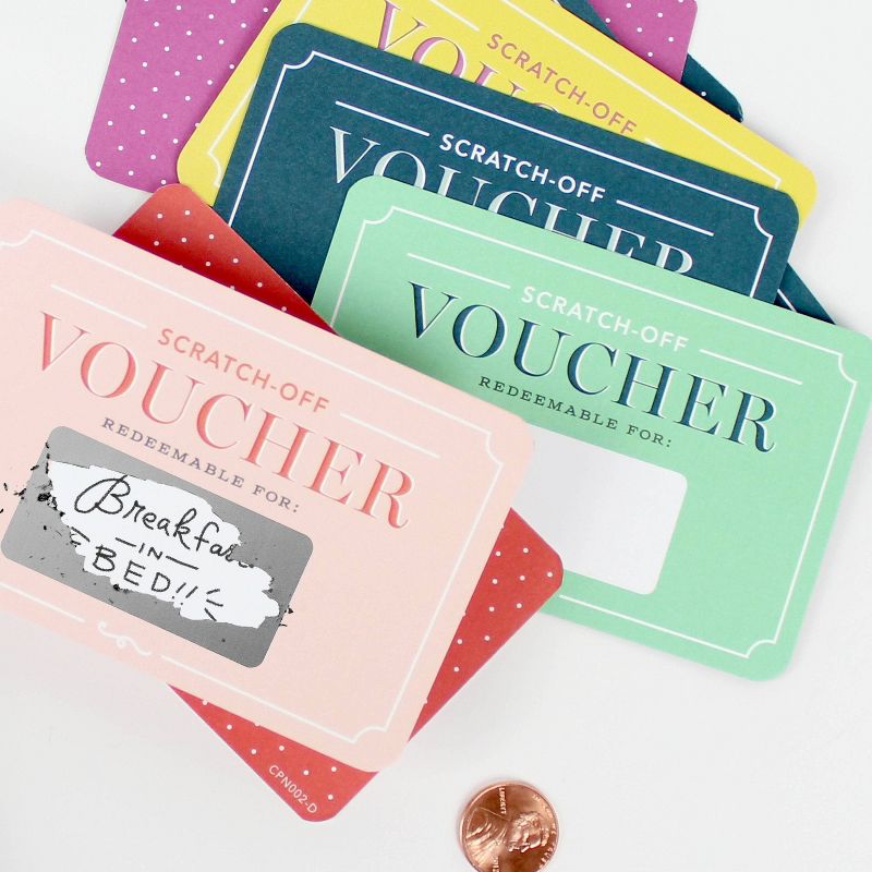 Scratch Off Vouchers Cards