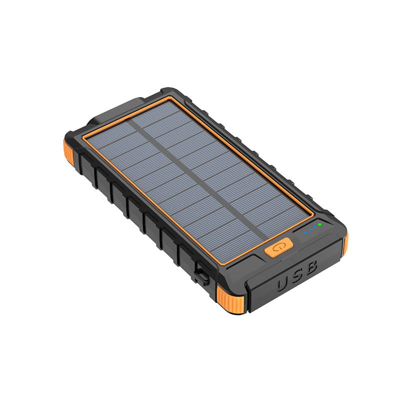 2021 the Lastest 8000mAh Solar Waterproof Power Bank With Dual USB SOS LED FlashLights Battery Pack For All Type Phones