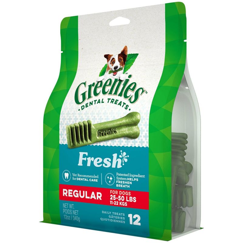 Greenies Fresh Regular Dental Dog Treats - 12oz