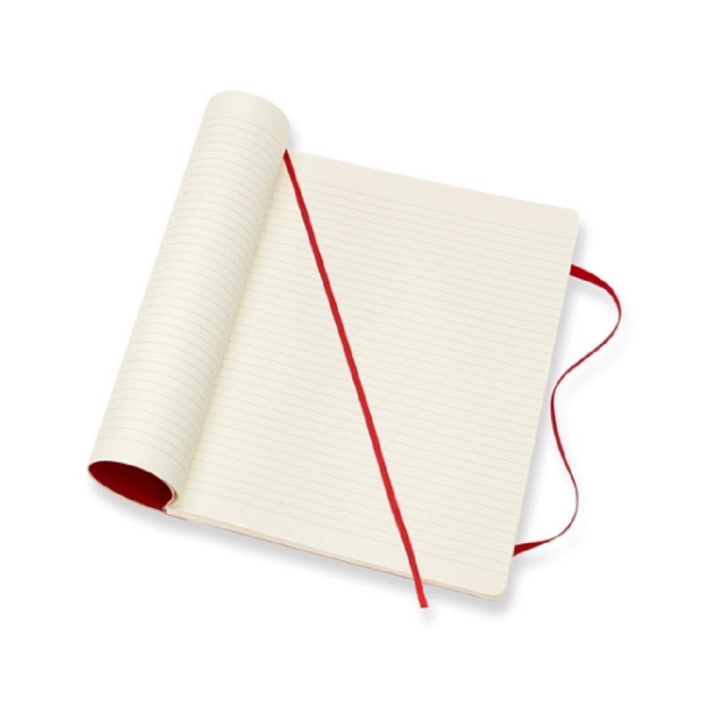 Moleskine Classic Notebook XL Ruled Scarlet Red Softcover (8055002854672)
