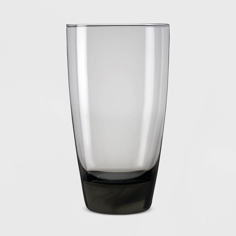 12pc Glass Sherbrook Assorted Tumblers Smoke - Threshold™
