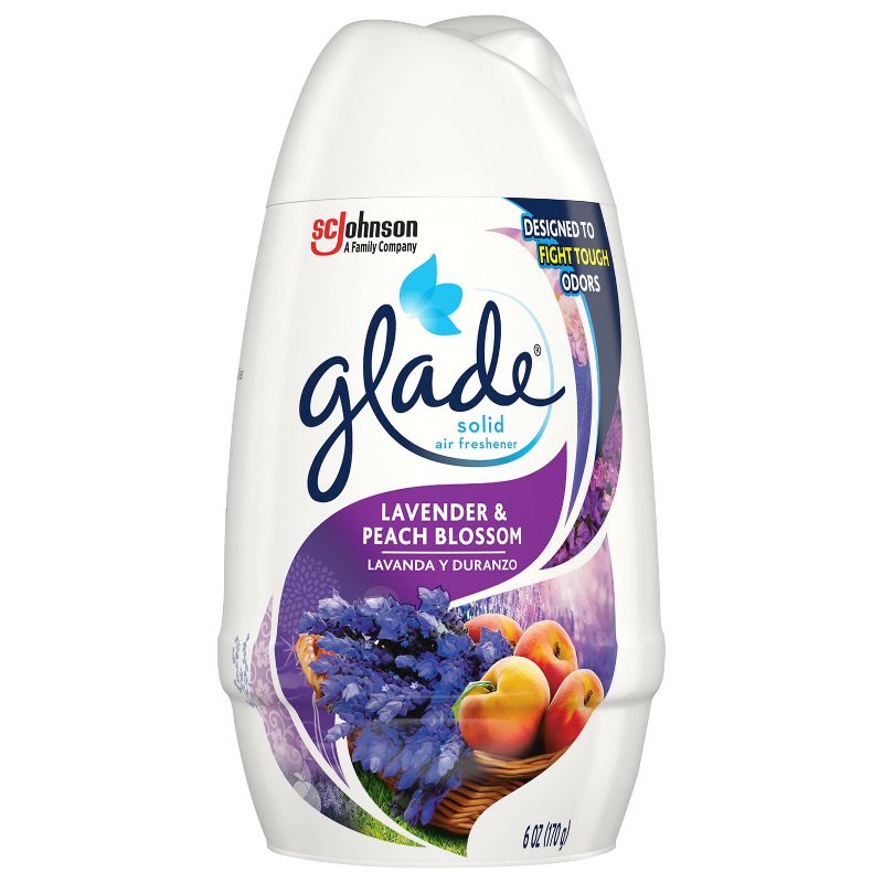 Glade Lavender & Peach Blossom Solid Air Freshener - 6oz