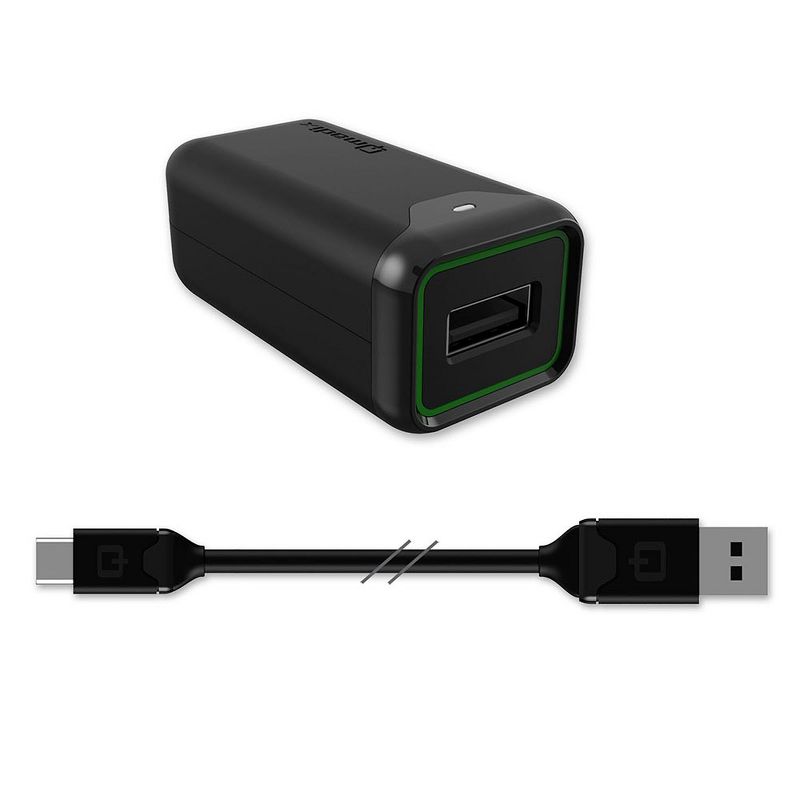 Qmadix - Wall Charger Quick Charge 3.0 For Type C Devices - Black