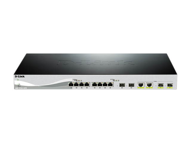DXS-1210-12TC - 12-Port Web Smart 10-Gigabit Ethernet Switch