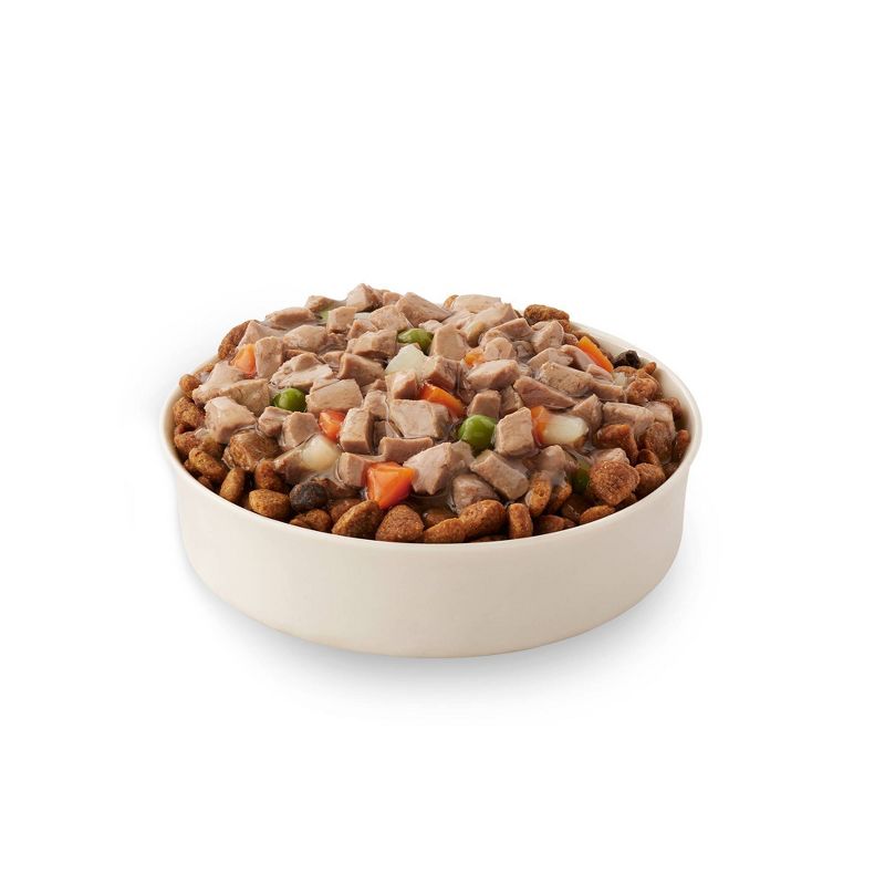 Blue Buffalo Delectables Grain Free Beef & Chicken Dinners Wet Dog Food Topper - 3oz/12ct Variety Pack