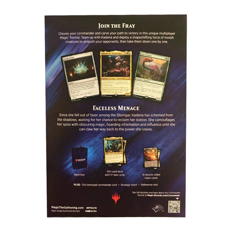 Magic: The Gathering Commander Faceless Menace Deck