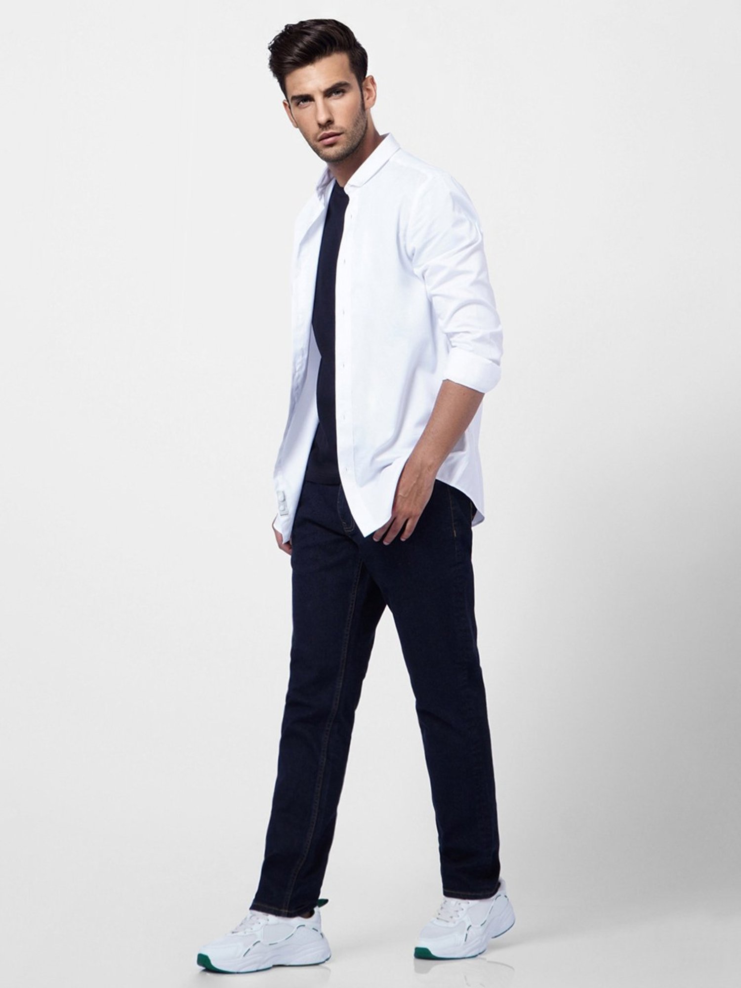 Jack & Jones Dark Blue Low Rise Jeans