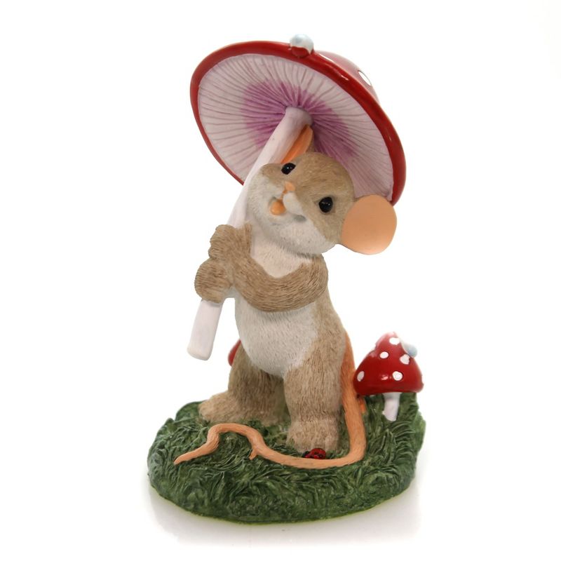 Charming Tails 3.5" This Is Great "Wetter" For Growing Spring Rain  -  Decorative Figurines