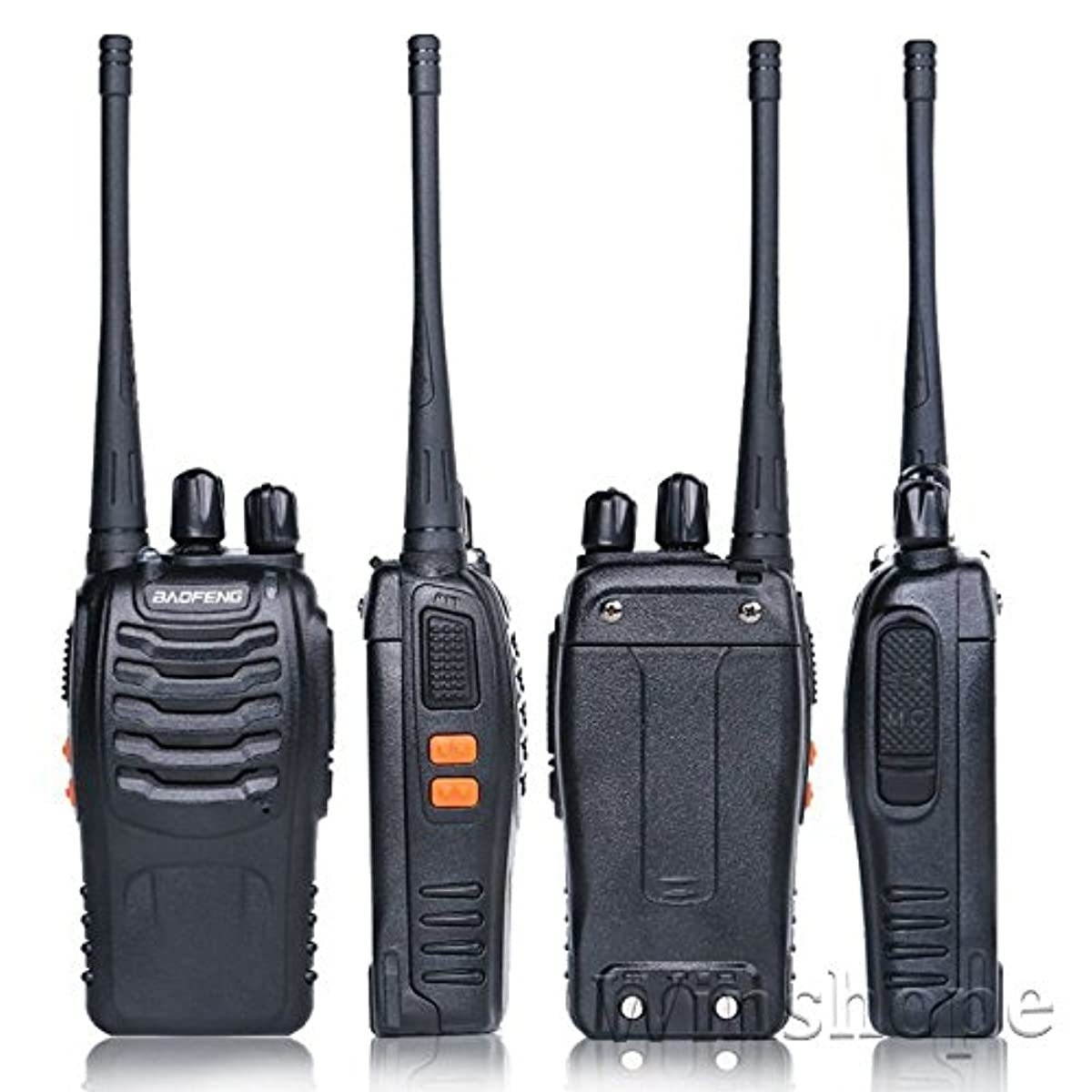 Baofeng Two Way Radios Long Range FRS Walkie Talkies with Earpiece 3 Pack(2 Boxes) UHF Handheld Reachargeble BF-888s Walkie Talkie for Adults or Kids Li-ion Battery and Charger Included