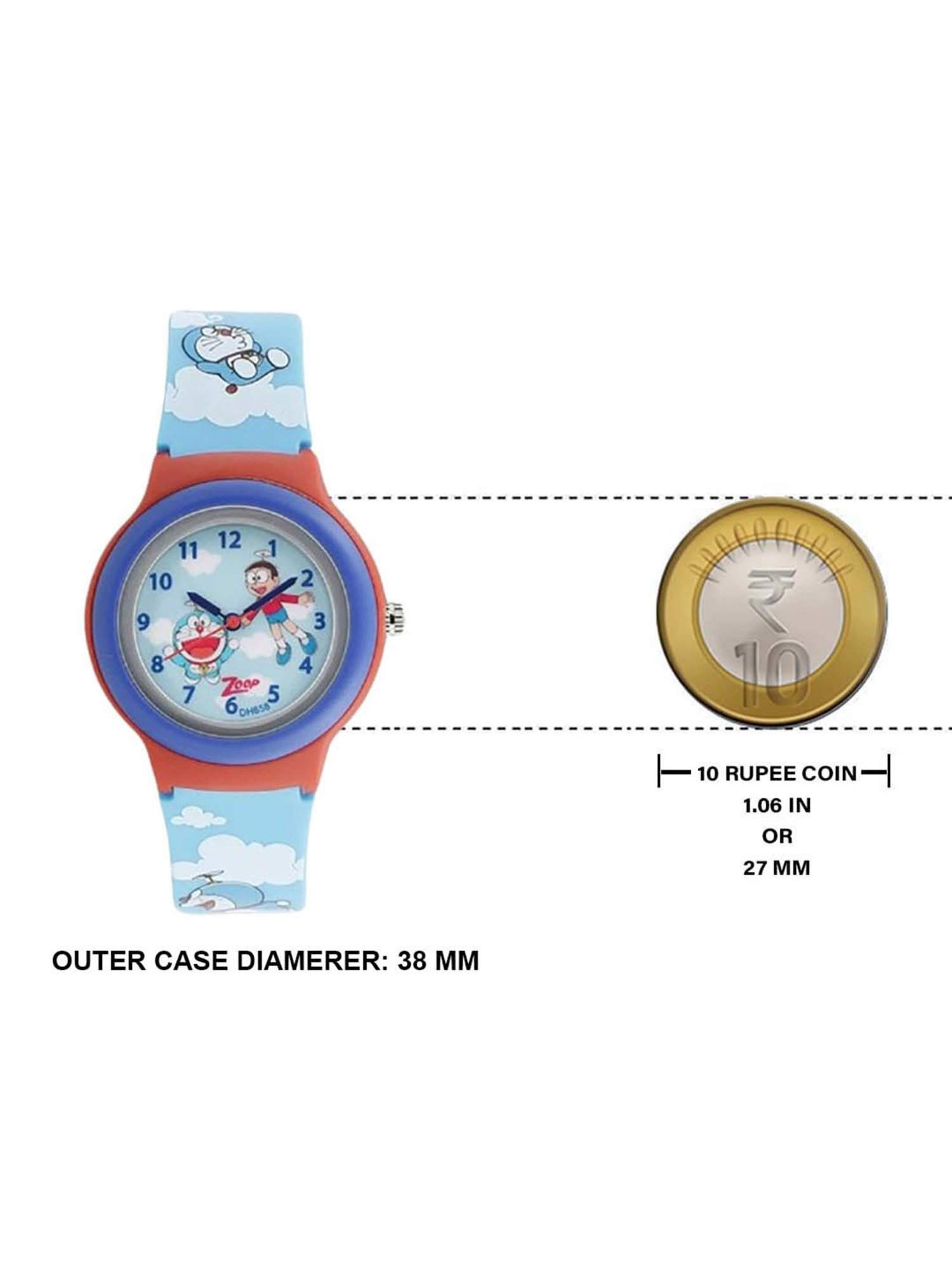 Zoop NS26013PP01 Doraemon Analog Watch for Kids