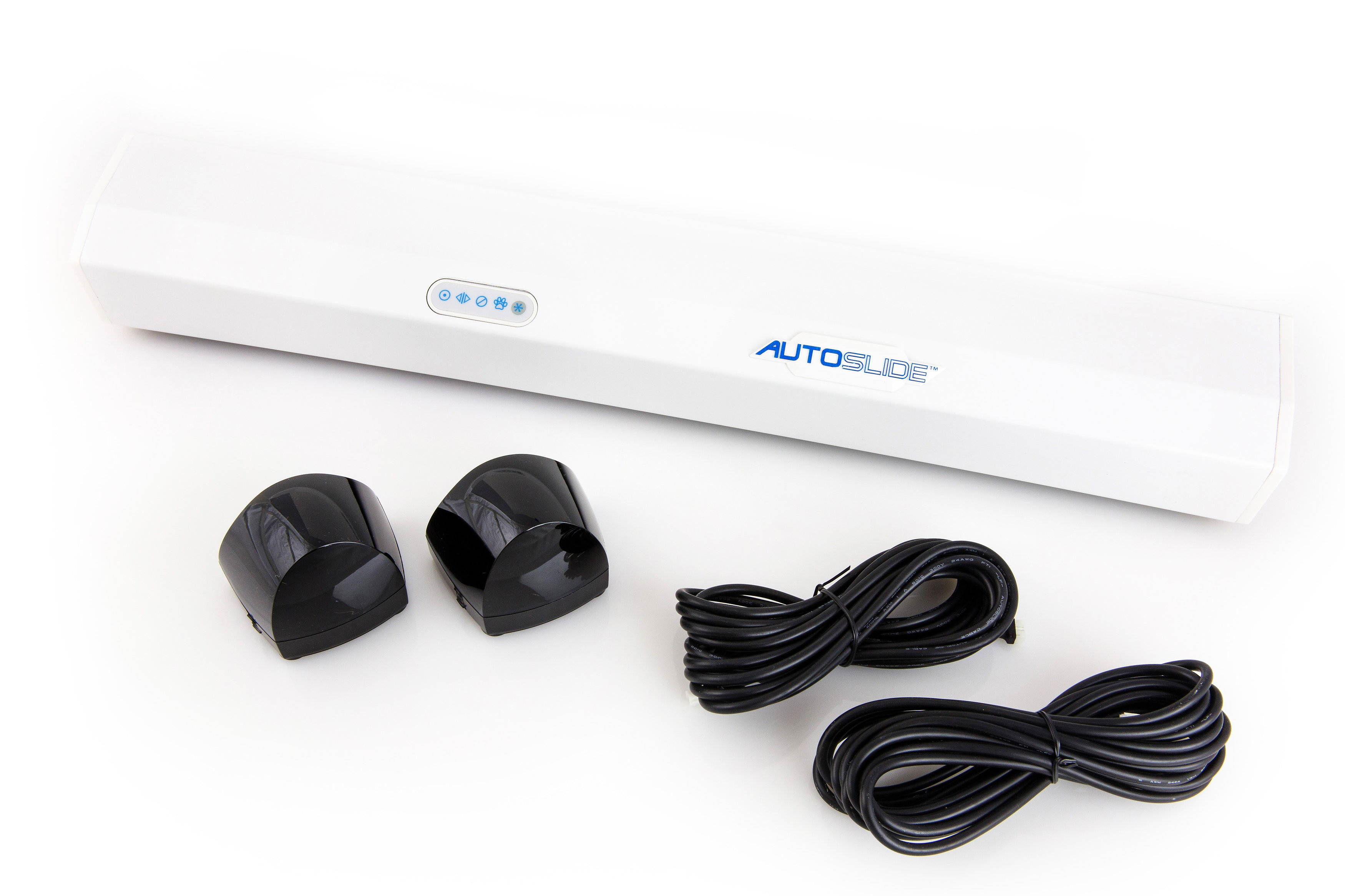 Autoslide Motion Activated Automatic Door System with Hardwired Sensors (White)