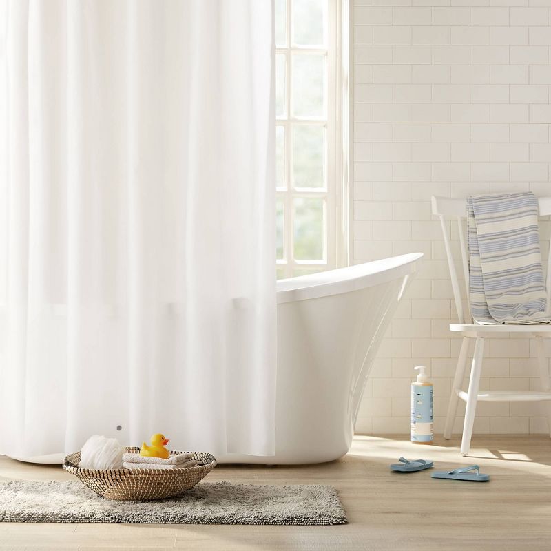 2pk Heavyweight PEVA Shower Curtain Liner Frost - Clorox