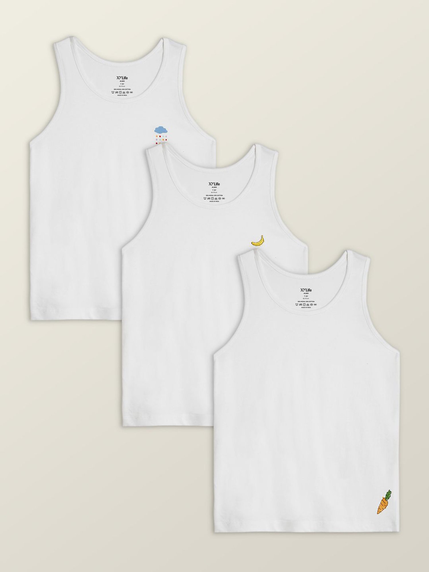 Palm Tree Kids Navy Printed Vest