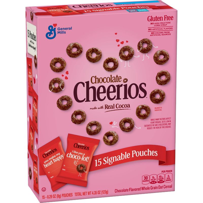 Valentine's Chocolate Cheerios Multipack - 4.5oz