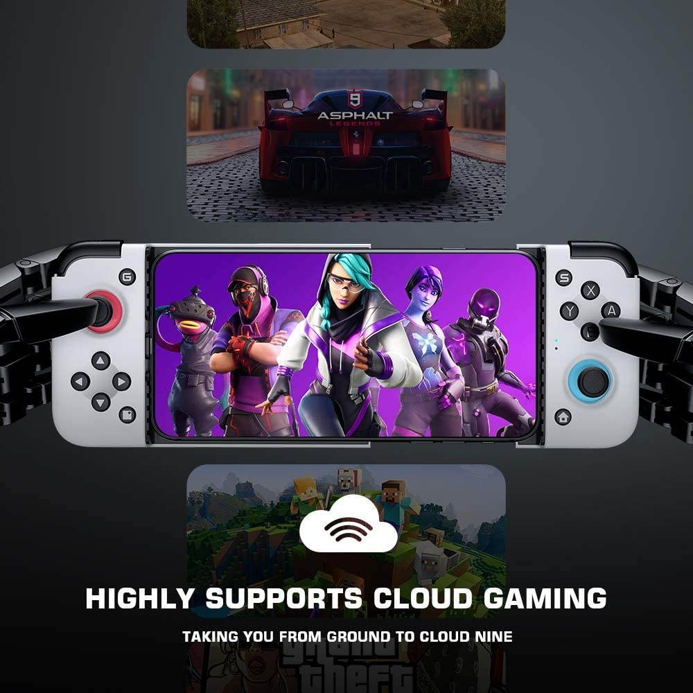 X2 Type-C Mobile Gaming Controller, Game Controller for Android, Plug and Play Gaming Controller Grip for Samsung Support Xbox Game Pass, xCloud, Stadia, and Vortex and More