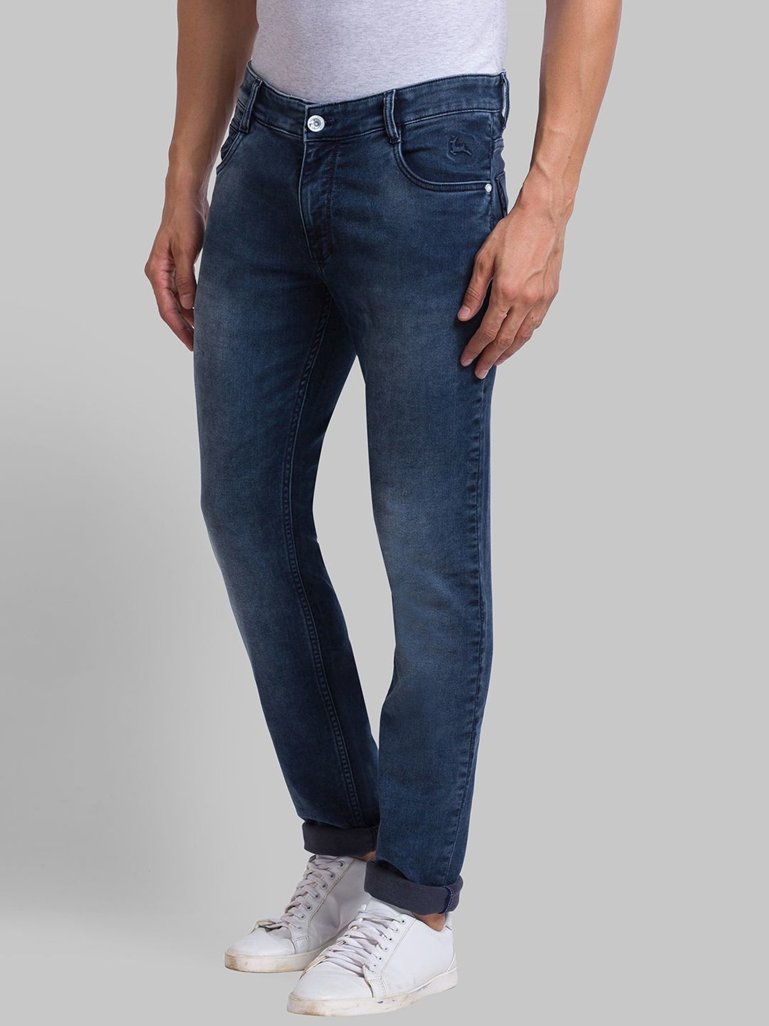 American Eagle Blue Cotton Regular Fit Jeans