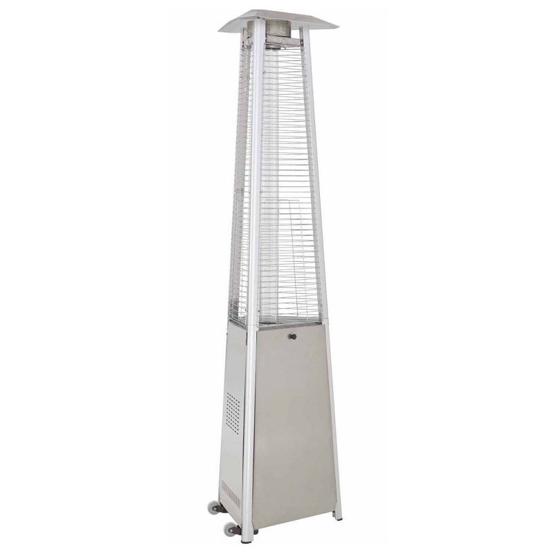 Commercial Glass Tube Portable Heater - Stainless Steel - AZ Patio Heaters