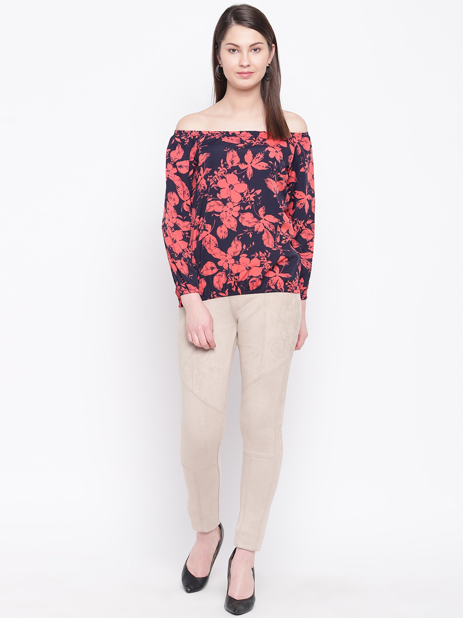 Rare Blue Printed Top