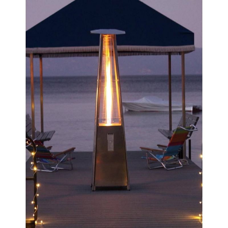 Quartz Glass Tube Portable Patio Heater - Stainless Steel - AZ Patio Heaters