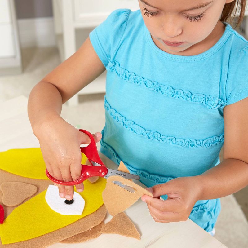 Fiskars Kids' 5'' Blunt Tip Scissors - Red