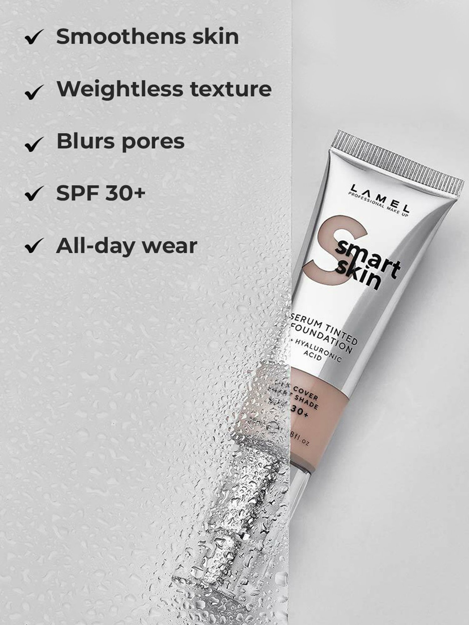 Lamel Smart Skin Serum Tinted Foundation SPF 30 + 403 Ivory - 35 ml