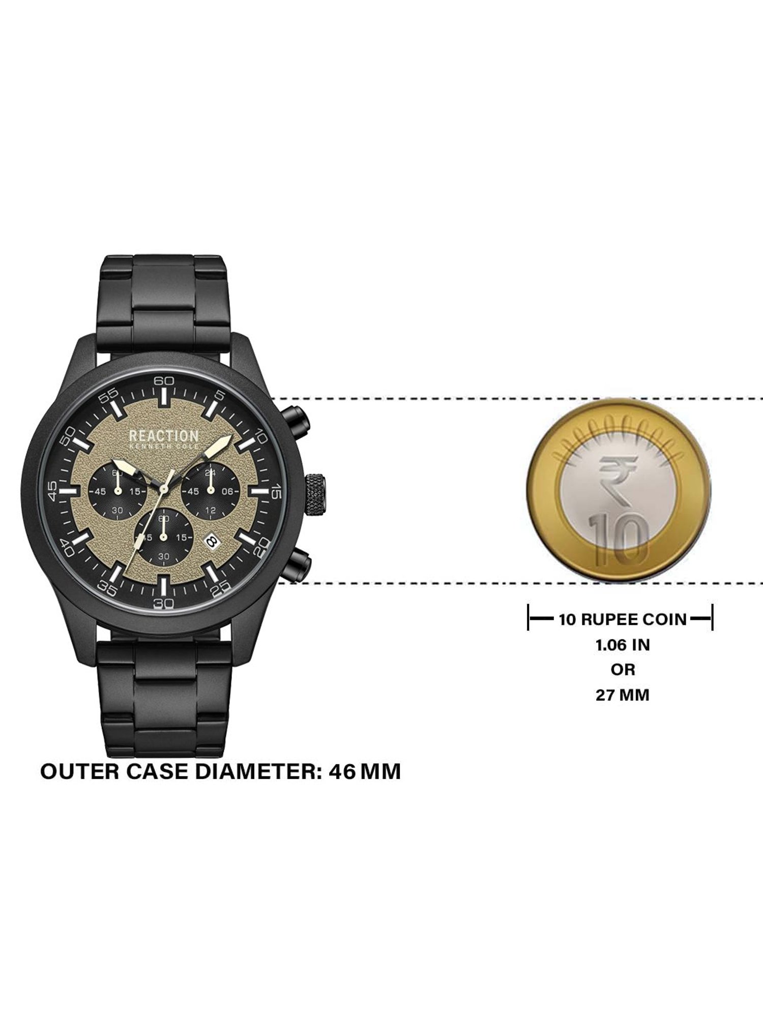 Reaction Kenneth Cole KRWGI9005406 Analog Watch for Men