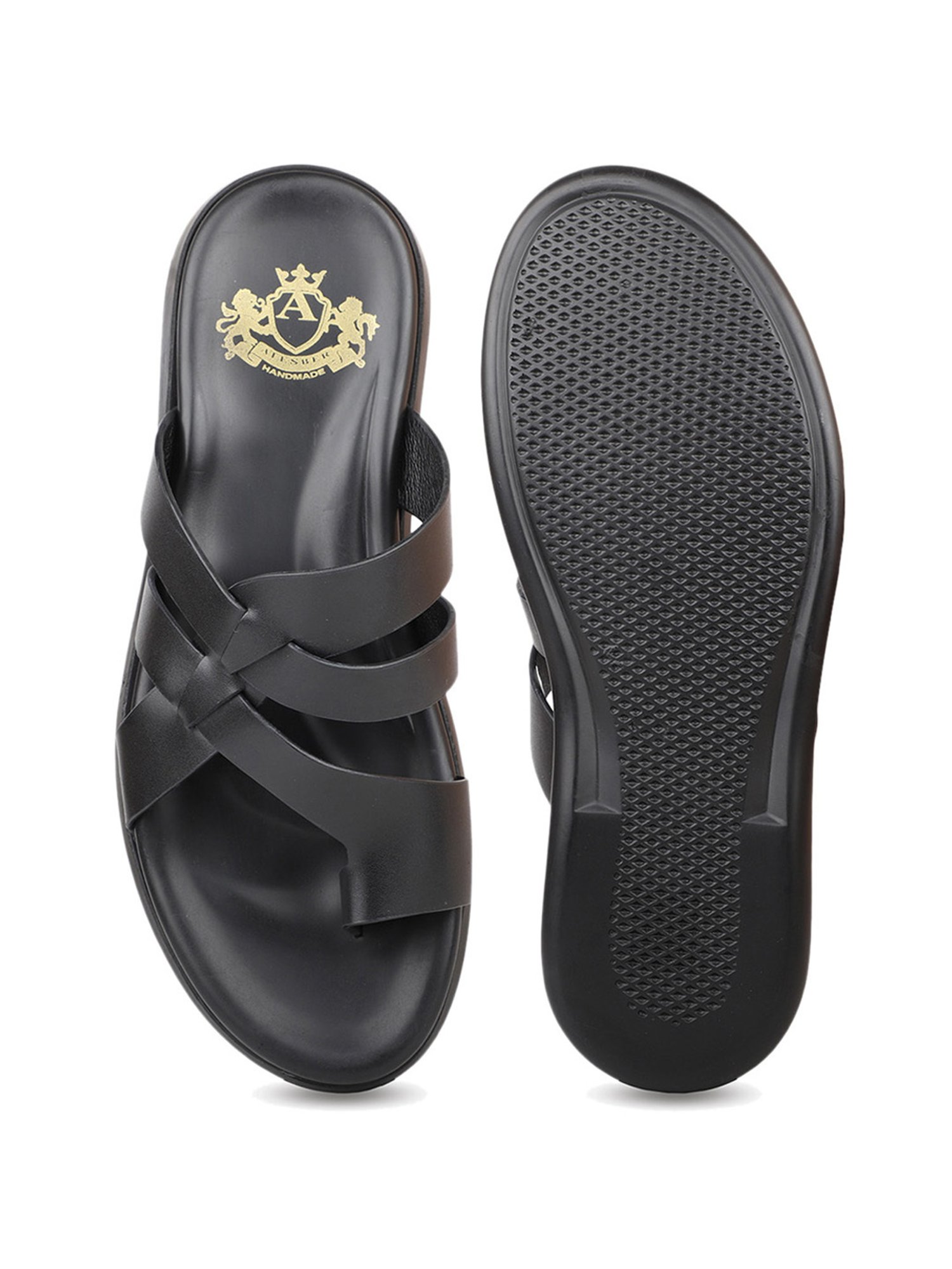 Atesber by Inc.5 Men's Black Toe Ring Sandals