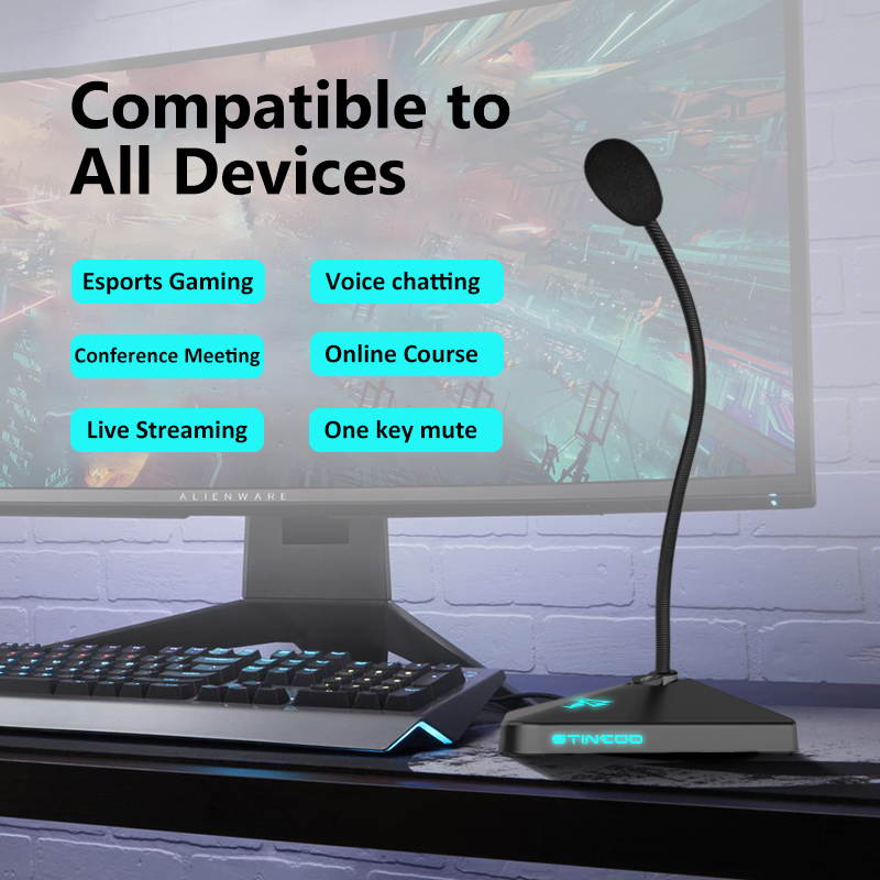 Somic m88 Conference Meeting Online Chatting Esports Gaming Microphone with RGB Light USB Plug for PC