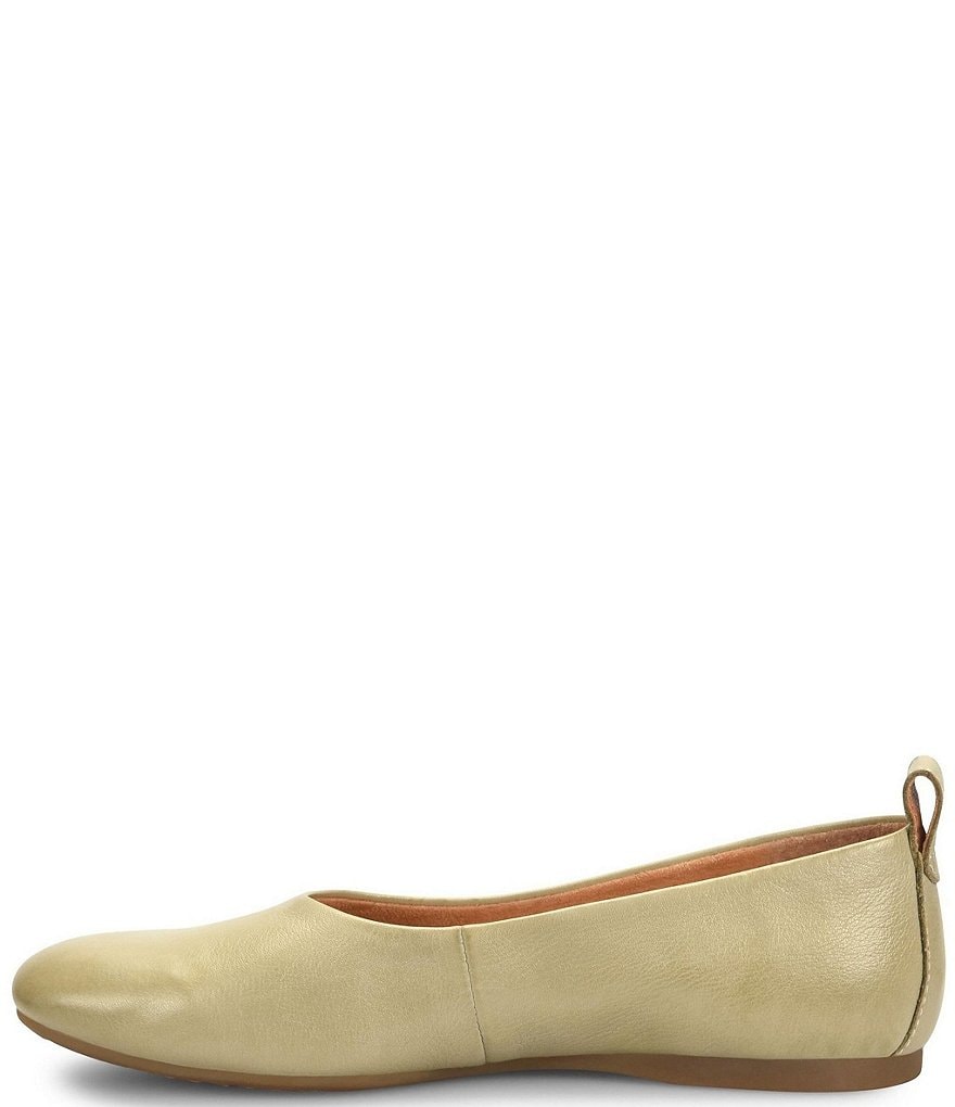 Born Beca Leather Slip-On Flats