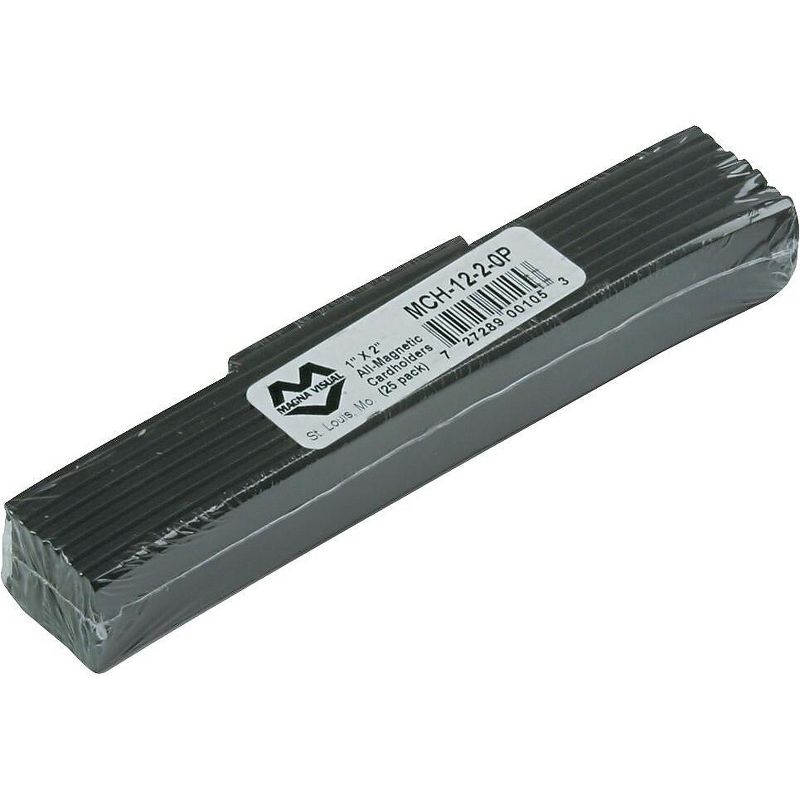 Magna Visual Magnetic Card Holder, Charcoal MCH-12-2-0P