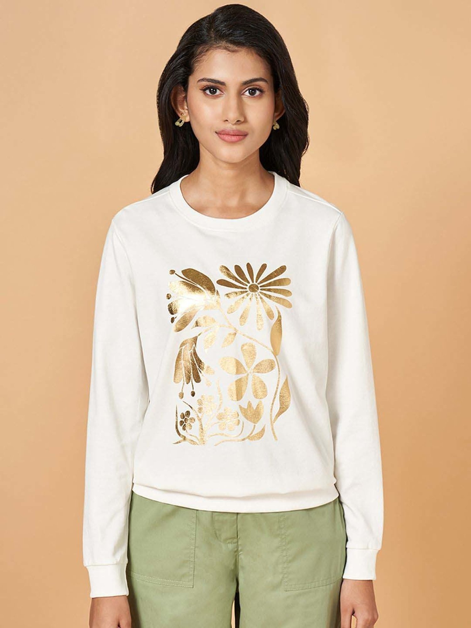 KENDALL + KYLIE Multicolored Printed Hoodie