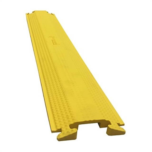 electriduct home 'n' office small drop over cord protector  36" 3 feet wire cover  yellow