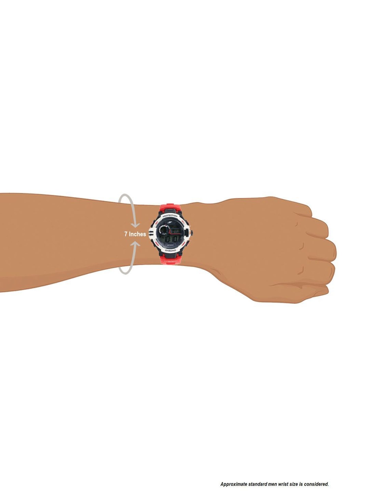 Sonata NP77075PP01 Super Fibre Digital Watch for Men