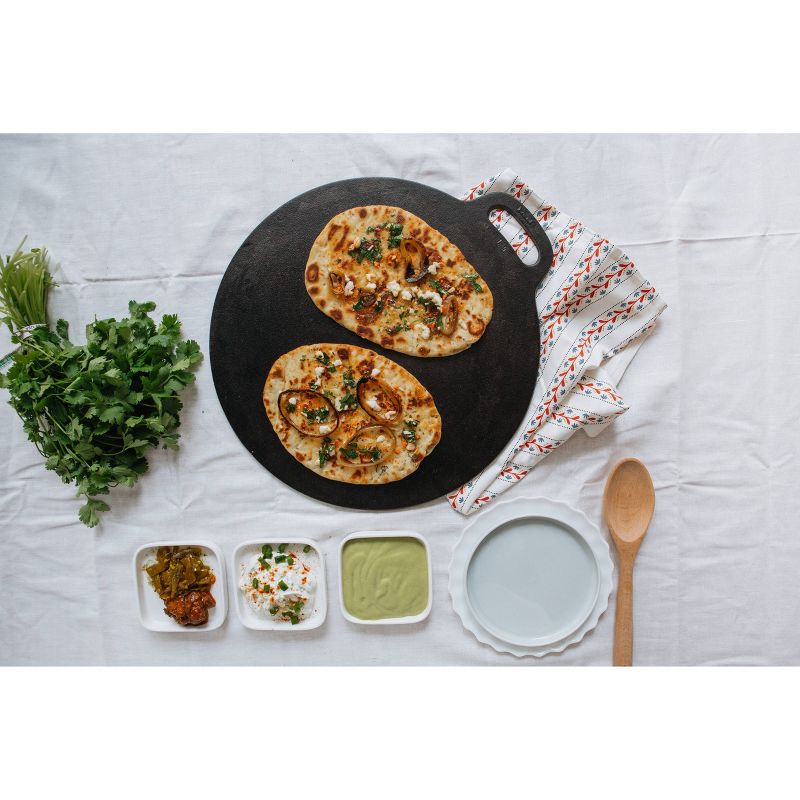 Victoria Seasoned Cast Iron 12" Tawa Budare Comal