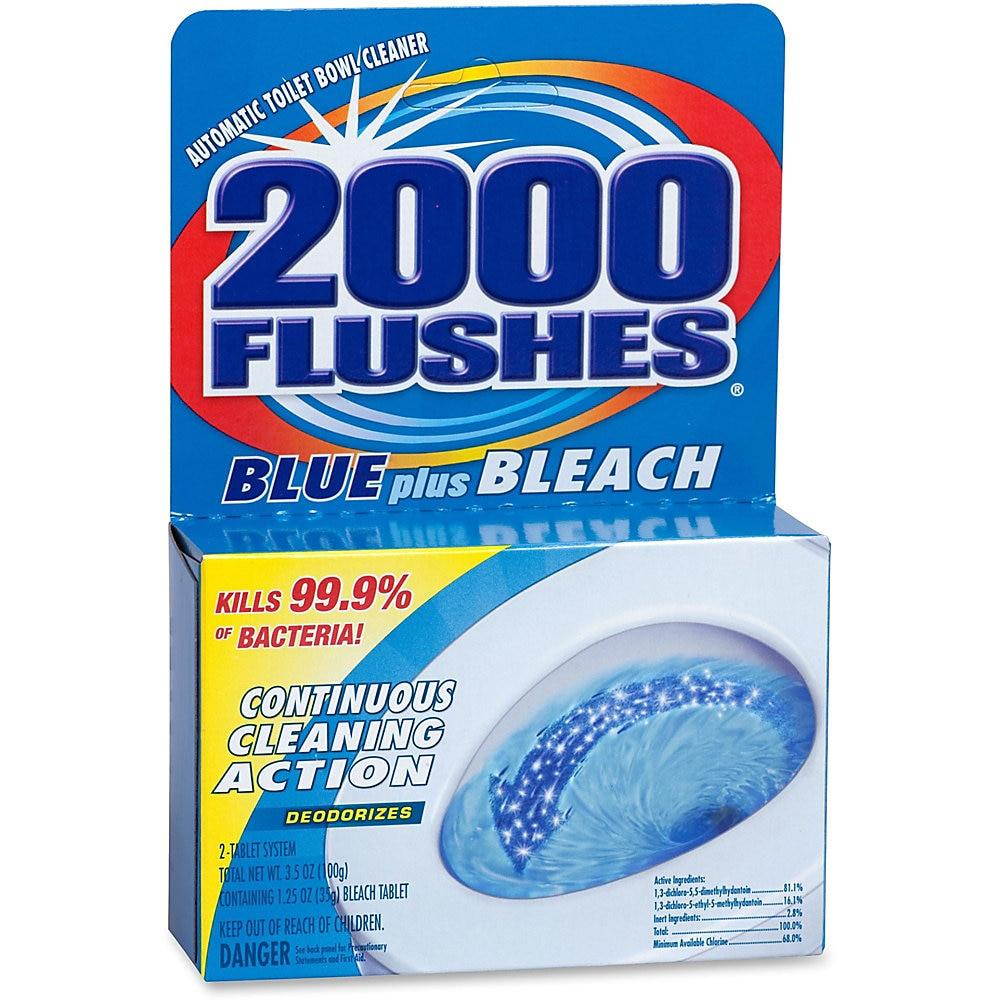 WD-40 2000 Flushes Toilet Bowl with Bleach & Blue Detergent 1 EA