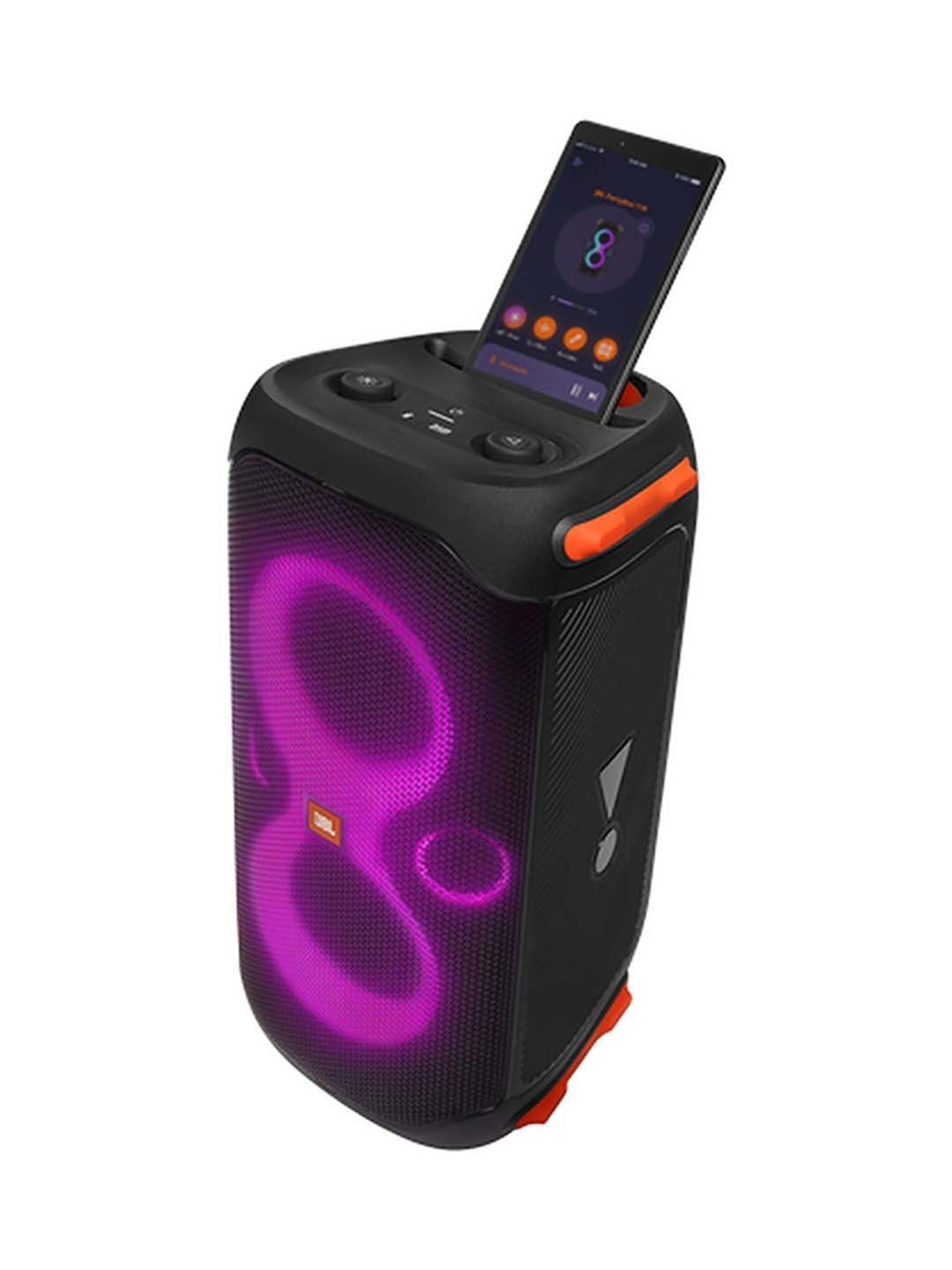 JBL Partybox 110 IPX4 Splashproof Portable Bluetooth Party Speaker with Dynamic Light Show (Black)