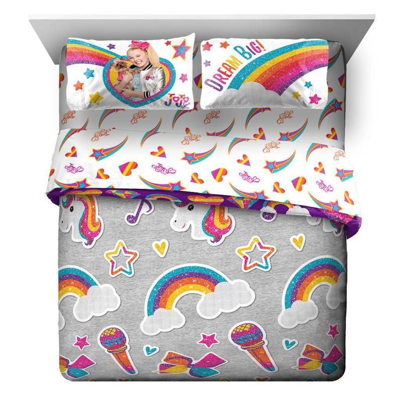 Queen JoJo Siwa Rainbow Sparkle Bed in a Bag