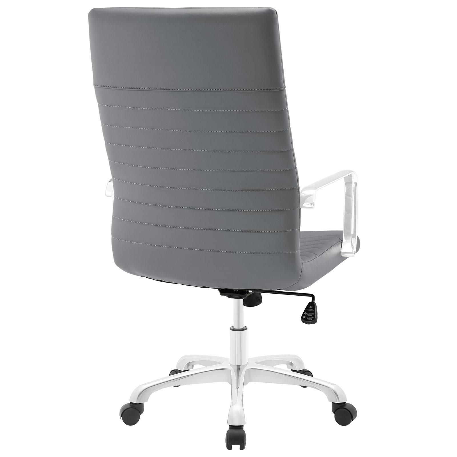 LexMod EEI-1061-GRY Finesse Highback Office Chair in Gray